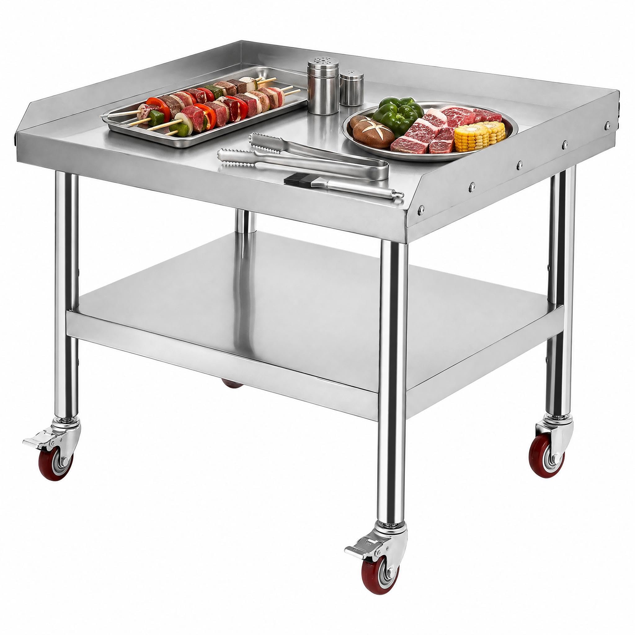 Commercial Kitchen Worktops - Mesa de Trabalho em Aço Inoxidável