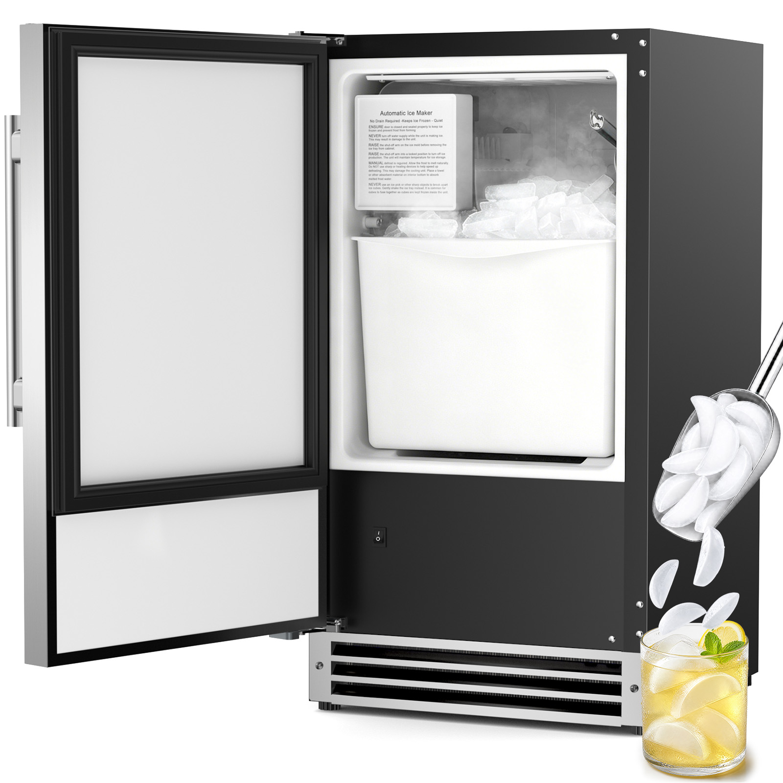 Máquina de Gelo para Instalaçã - Commercial Kitchen Bin avaliação e preço
