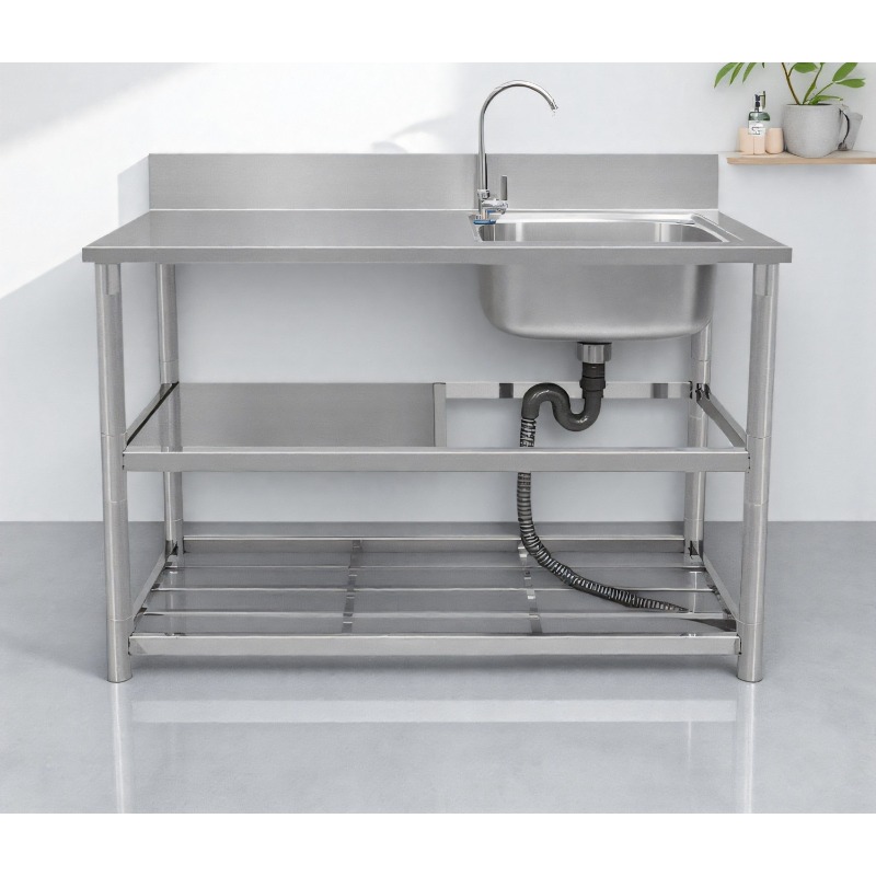Pia independente de aço inoxid - Commercial Kitchen Worktops avaliação e preço